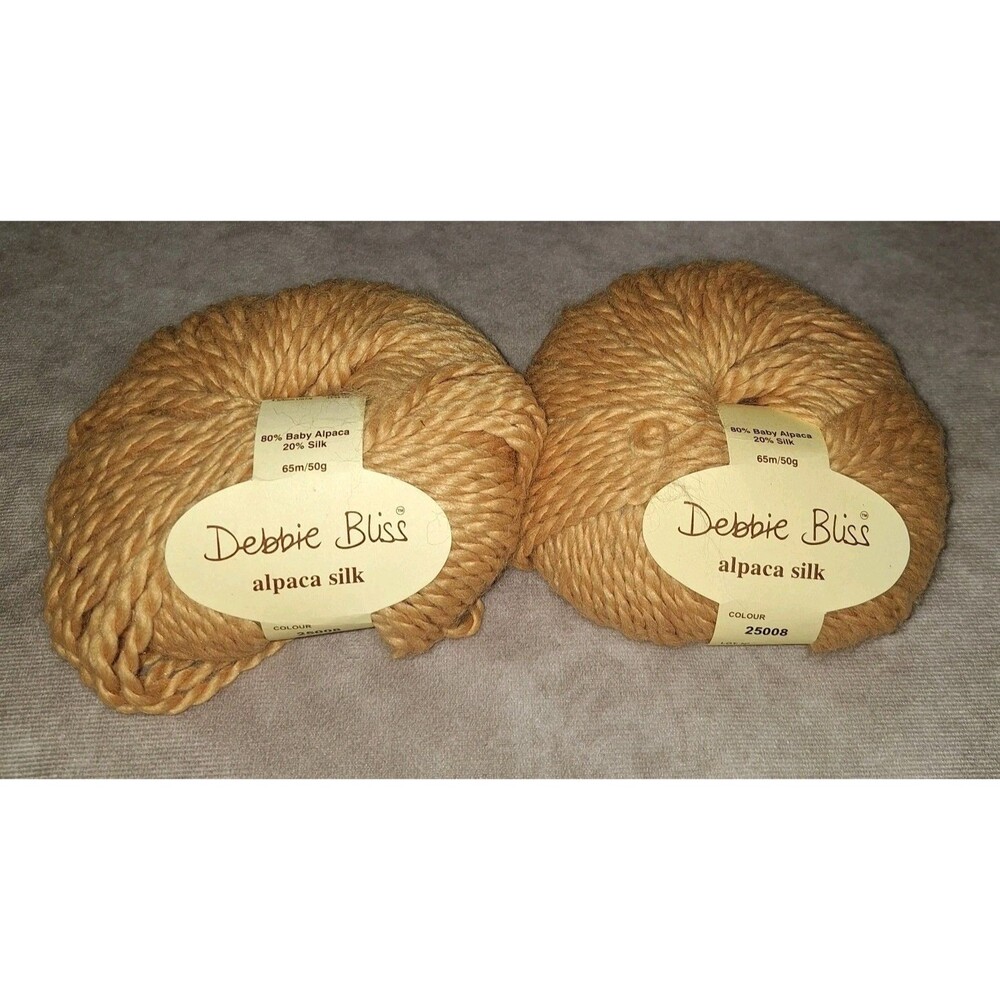 Debbie Bliss Alpaca Silk Yarn Color 25008 80% Baby Alpaca 20% Silk
